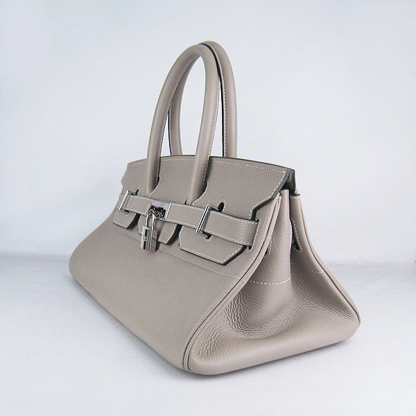 Cheap Hermes Birkin 42cm Replica Togo Leather Bag Grey 62642 - Click Image to Close